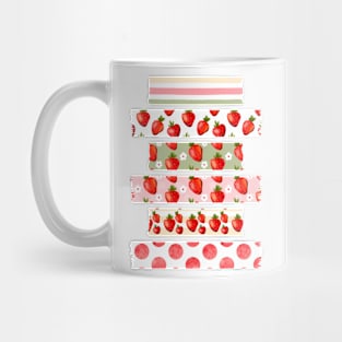 Strawberry Washi Tapes Mug